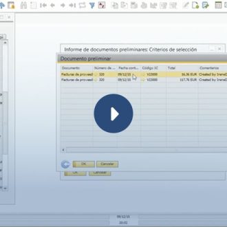 Digitalización de documentos con SAP Business One. Facturas